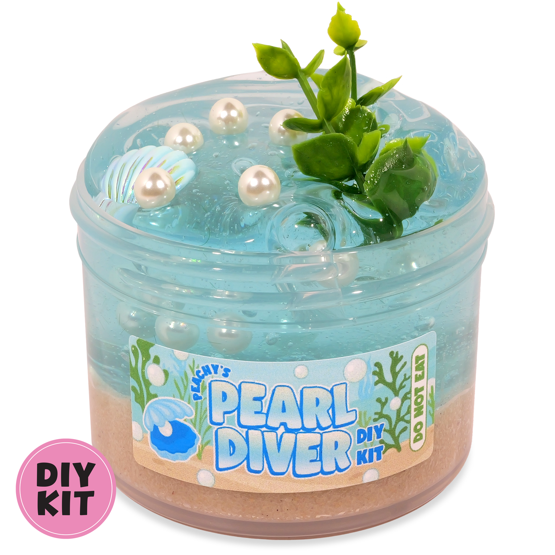 Pearl Diver DIY Slime Kit with Ocean Breeze Scent & Charms