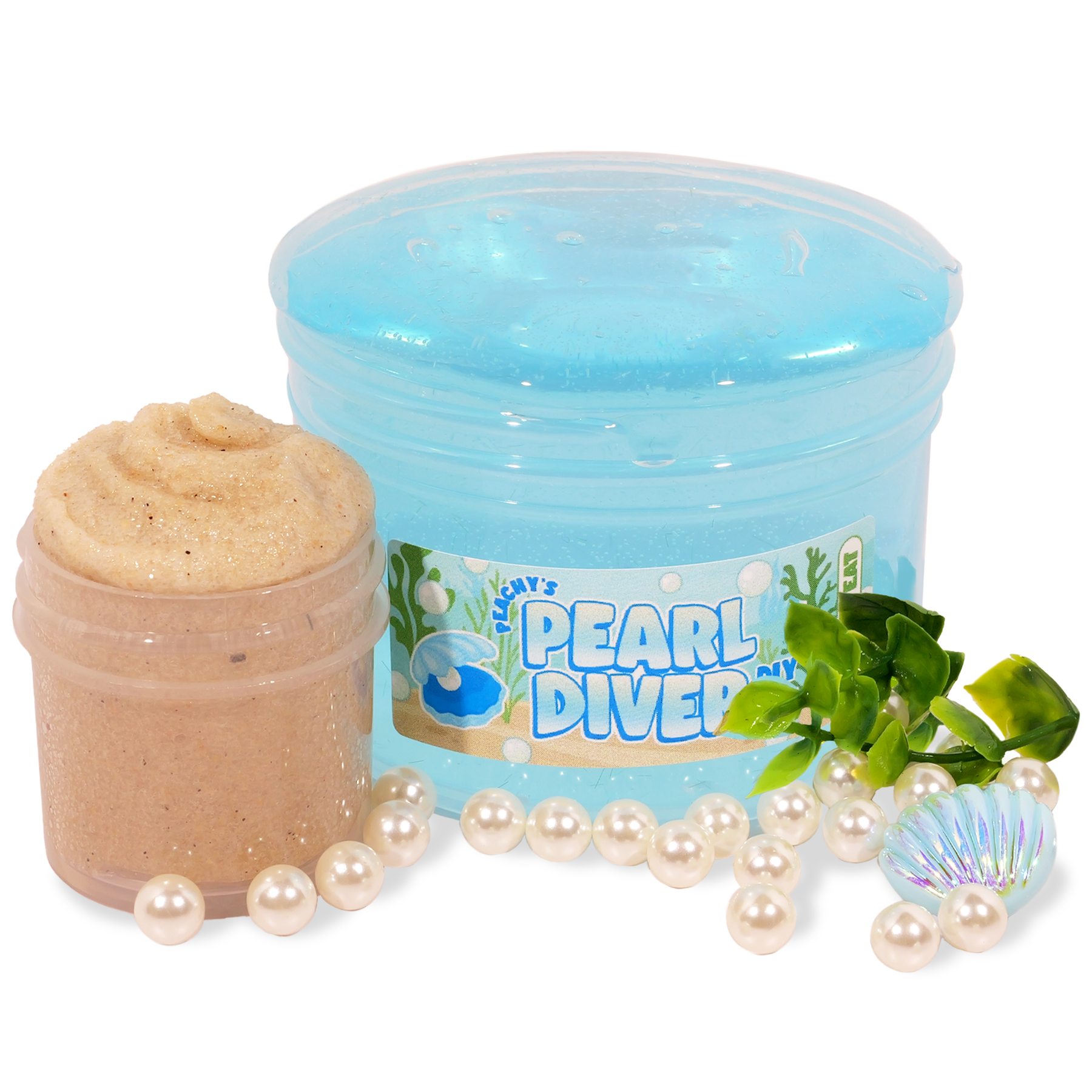 Pearl Diver DIY Slime Kit with Ocean Breeze Scent & Charms